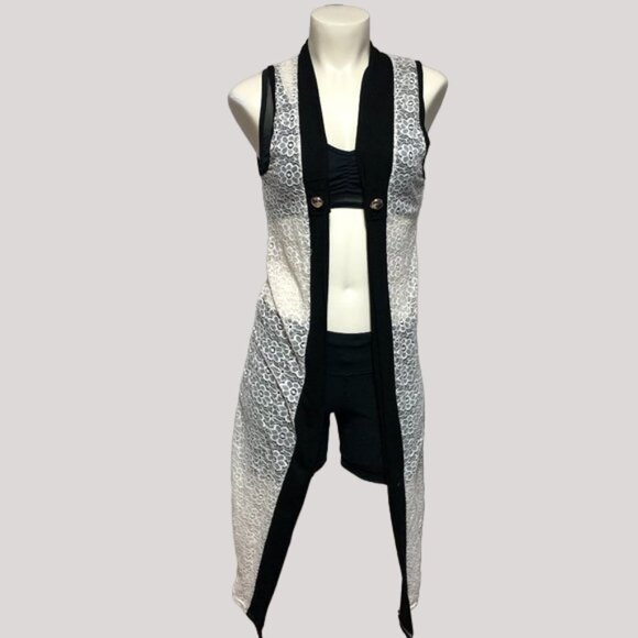 Family Ivory Floral Lace Maxi Beach Cover Up Size XL (fits small) - Picture 1 of 8